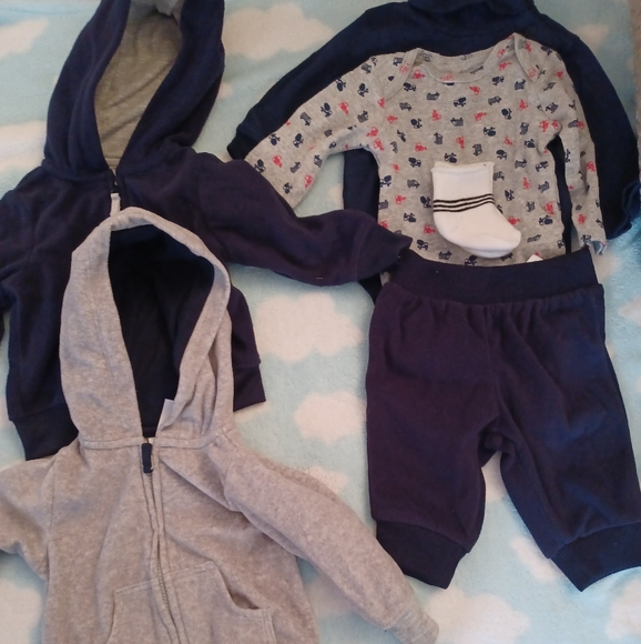 Infant boys winter clothing lot 0-3 months - Picture 1 of 2